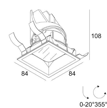 Регулируемый светодиодный прожектор Deltalight Entero ARCH-00096060 - Вид №2