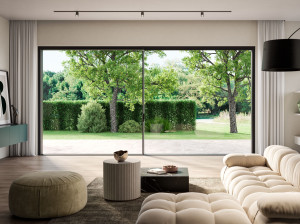 Алюминиевые раздвижные двери-окна