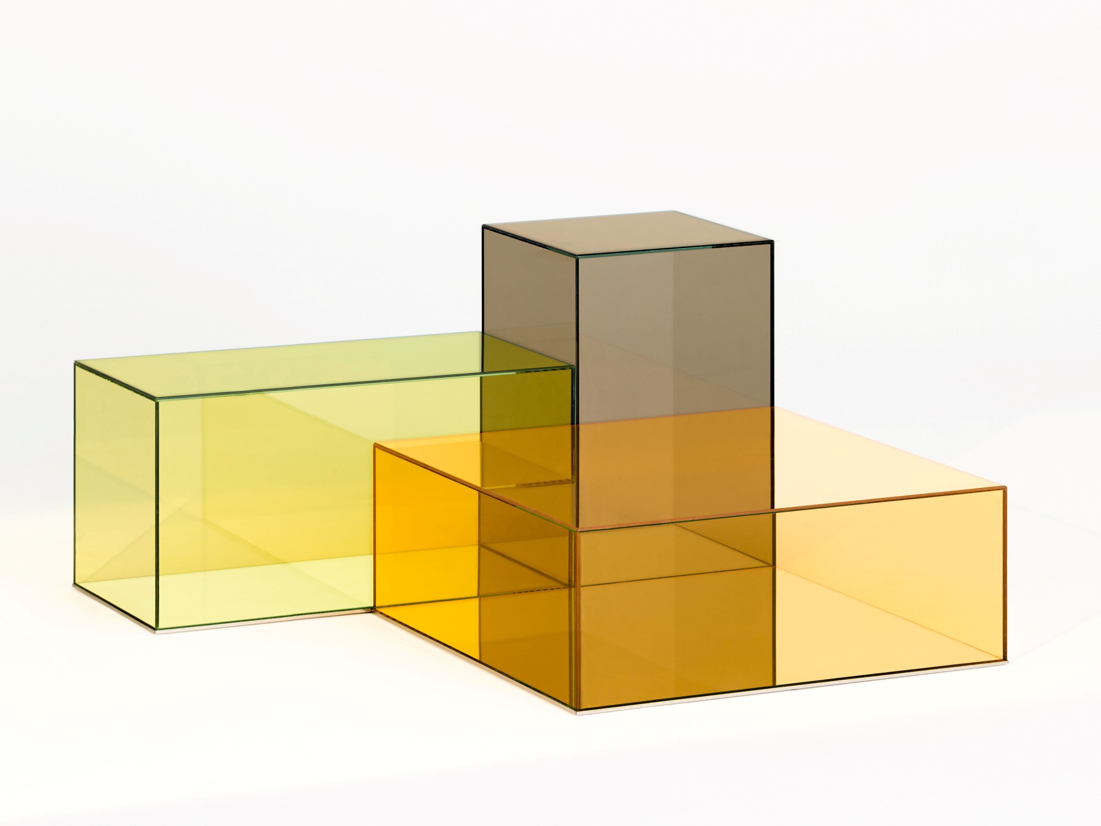 Низкий Хрустальный журнальный столик Glas Italia ARCH-00121013