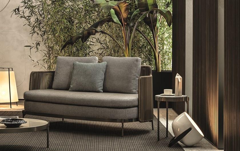 Minotti Круглый столик для сада из камня Tape cord outdoor sun-id-1362217 - Вид №8