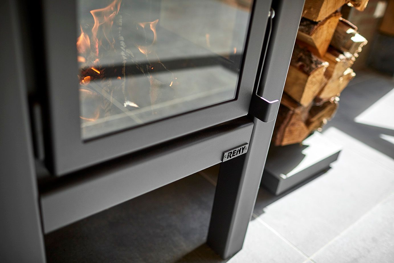 Corten™стальной отдельно стоящий открытый дровяной камин RB73 Quaruba ARCH-00066973 - Вид №4