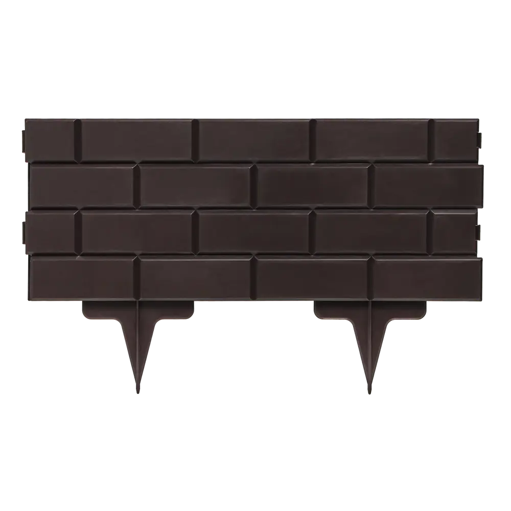 Бордюр Протэкт СОК-19 К h19 l250 см пластик коричневый STLM-2018341