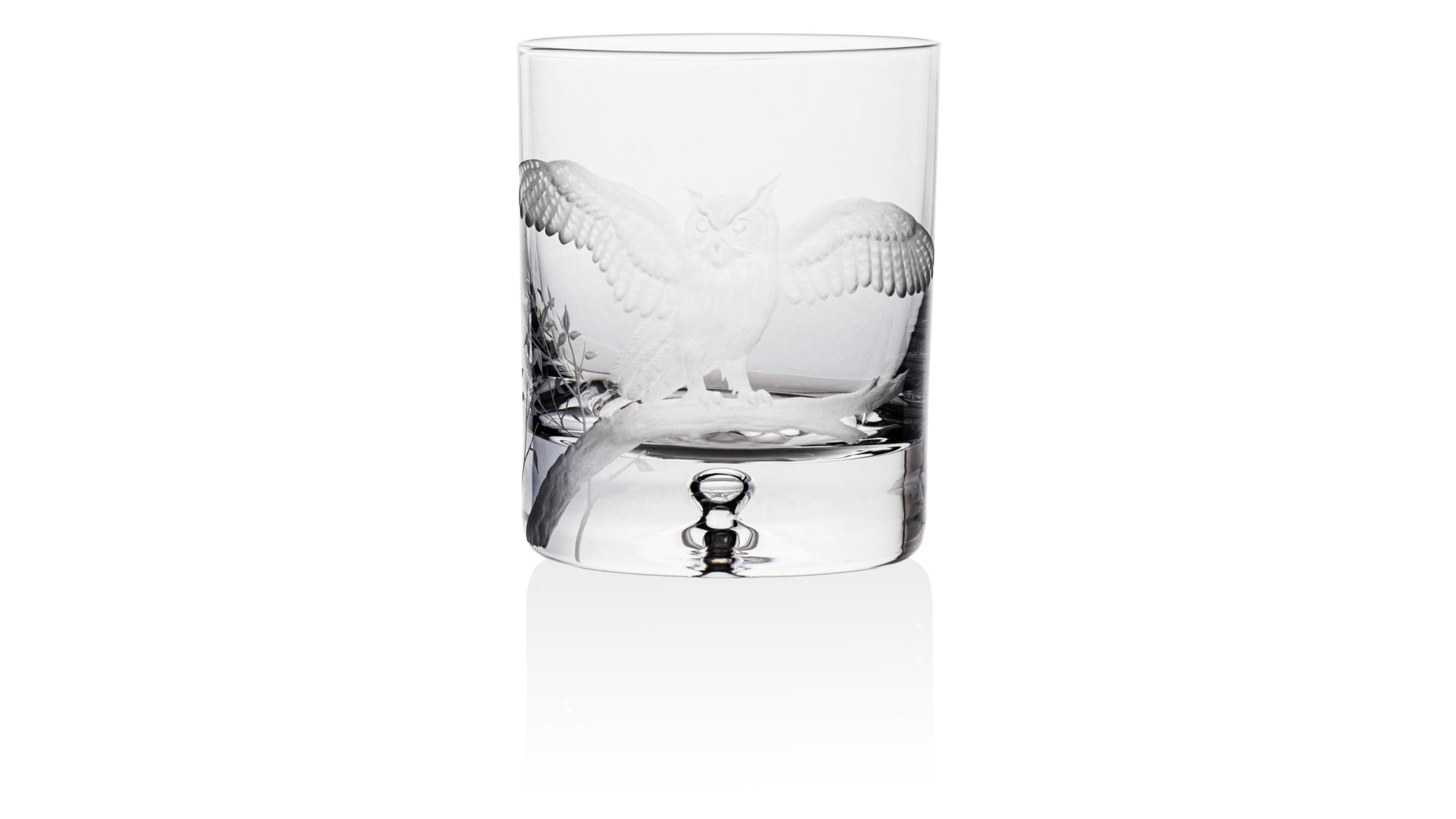 10651163 KROSNO Набор стаканов для виски Krosno "Легенда, Совы" 250мл, 6 шт Стекло  - Вид №5