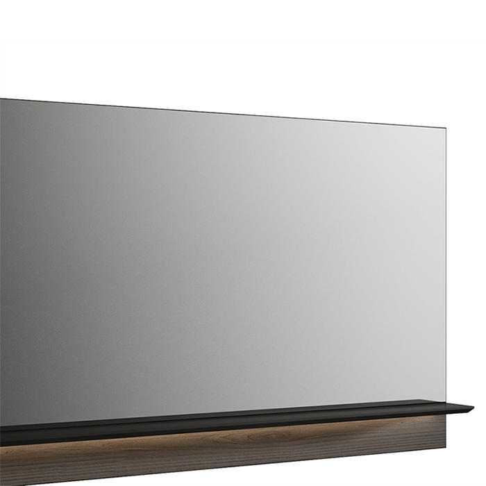 ED-ST33 Edone Зеркало и буазери со встроенной полкой СО ВСТРОЕННОЙ ПОЛКОЙ в лакированной МДФ и нижней панели выс. 10 см 