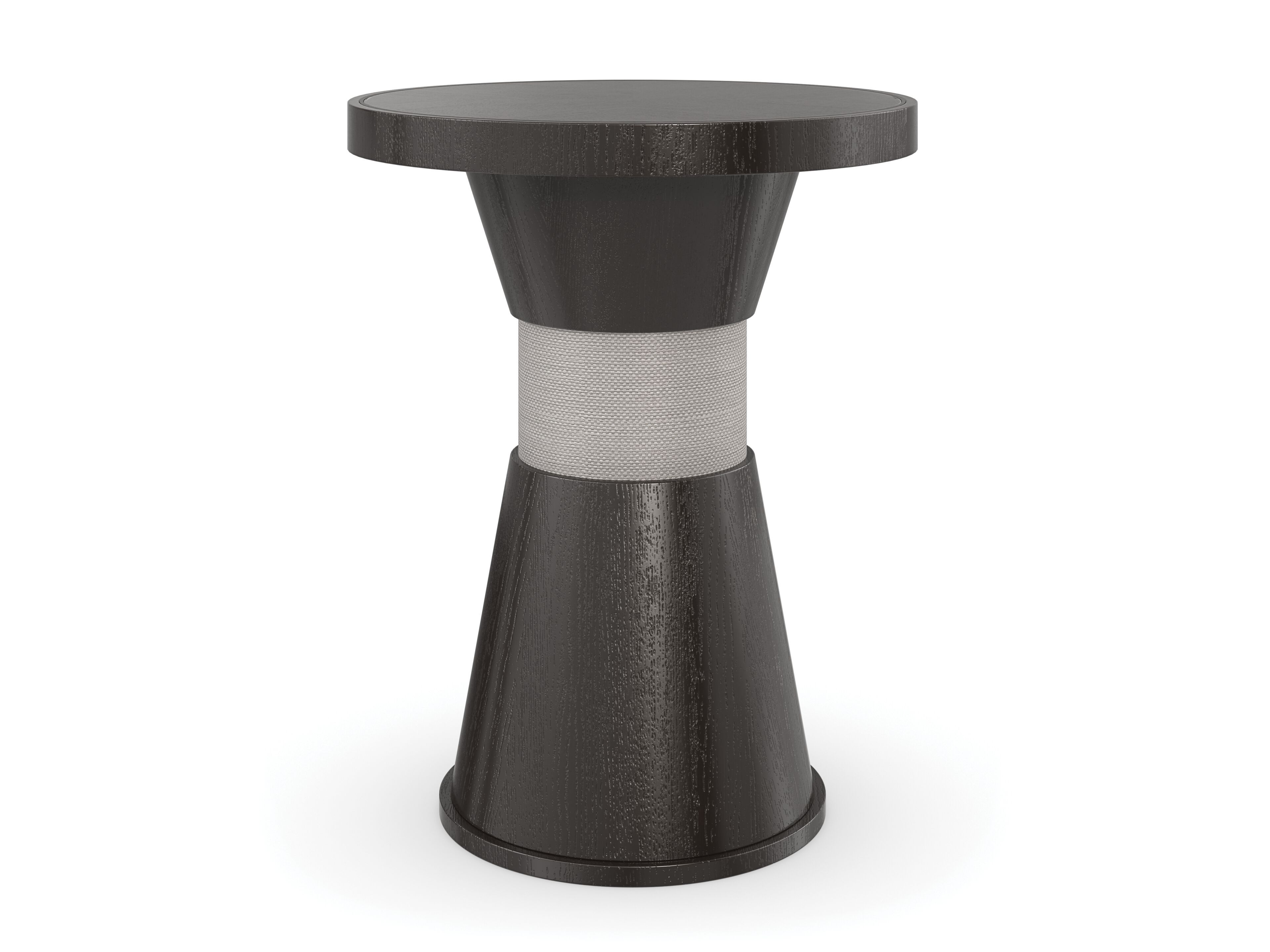 Высокий круглый журнальный столик из ясеня Caracole PERISCOPE ARCH-00146948