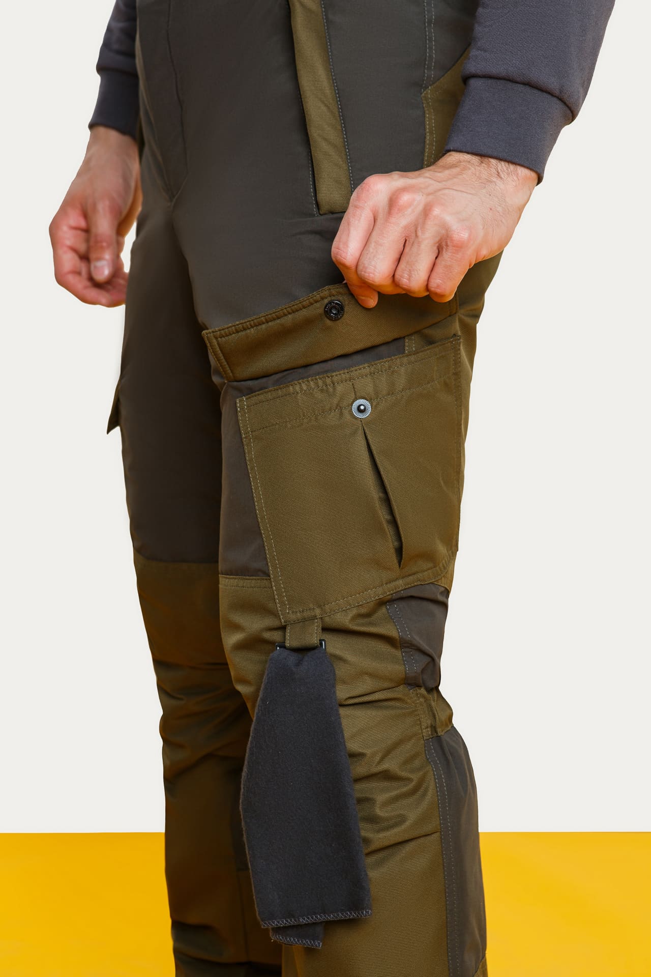 63943 Костюм  зимний хаки West Fishing  Зимняя спецодежда Santreyd  - Вид №17