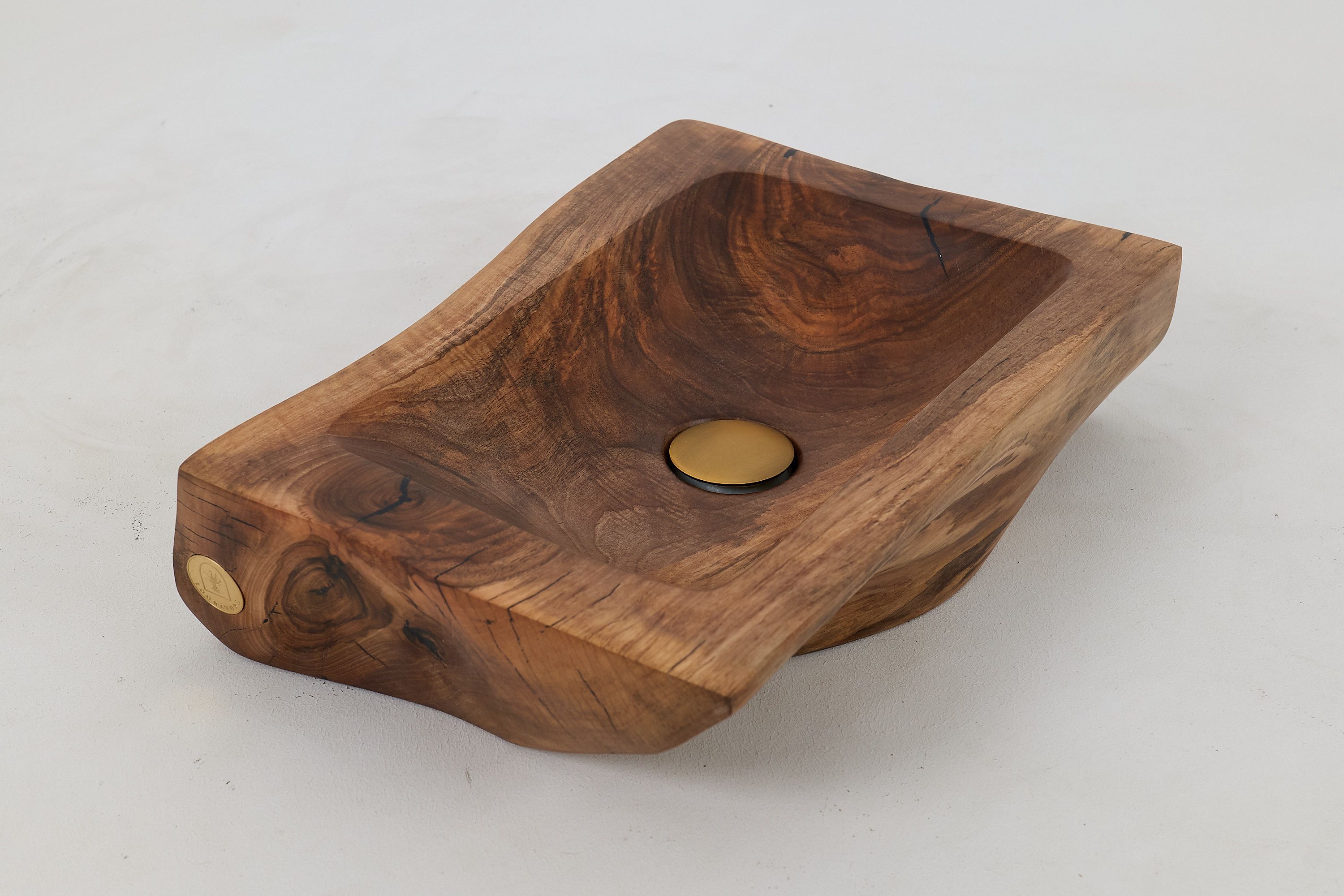 Твердая деревянная раковина / умывальник Logniture Banik ARCH-00028830 - Вид №8