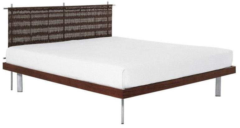 Driade Двуспальная кровать из нержавеющей стали и дерева Edward sun-id-1399049 - Вид №1