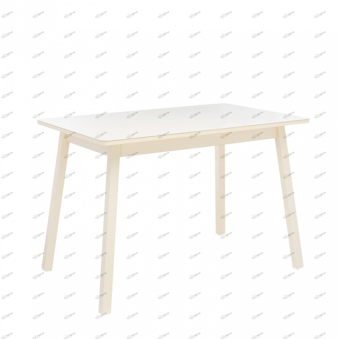 Обеденный стол раздвижной прямоугольный кремовый Leset "Морон" IMPEX  00-3967217 Бежевый 