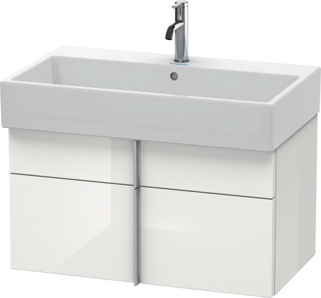 VA650708989 Тумбочка подвесная Vero Air #VA6507 784 x 431 мм Фланелево-серый глянцевый лак Duravit - Вид №2
