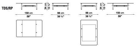 B&B Italia Низкий прямоугольный журнальный столик из мрамора Diesis sun-id-1401624 - Вид №6