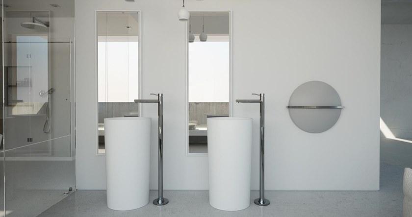 MOMA Design Отдельно стоящее ротондо Lavabo с твердой поверхностью Diamond Dmn - Вид №2