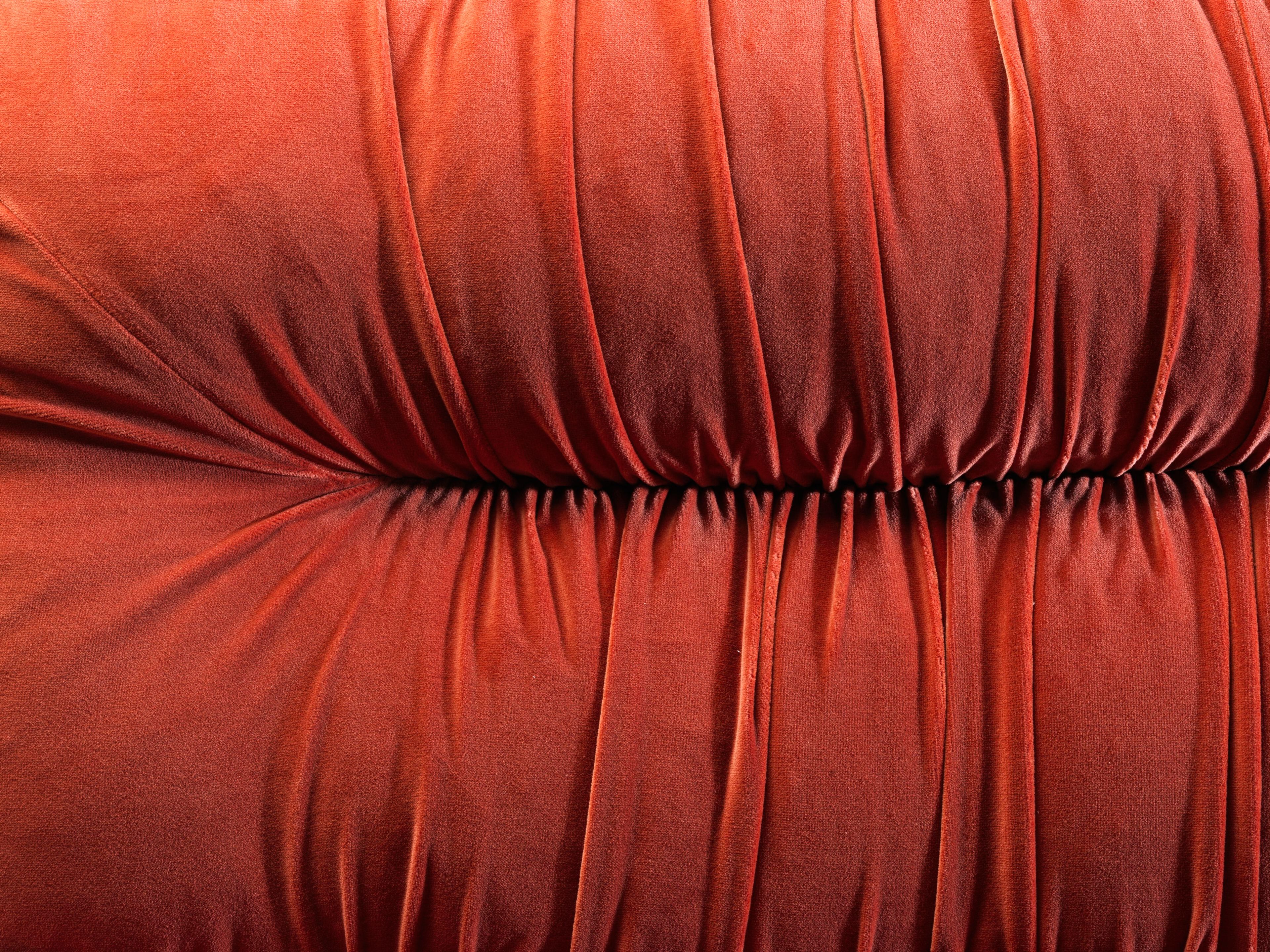 Бархатный секционный изогнутый диван GHIDINI1961 Mambo ARCH-00043346 - Вид №4