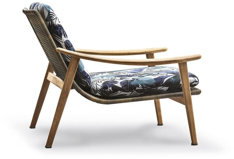 Minotti Садовое кресло из тика с подлокотниками Fynn outdoor sun-id-1456154 - Вид №1