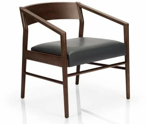 JMS Кресло из массива дерева с подлокотниками Leonor M927 uw