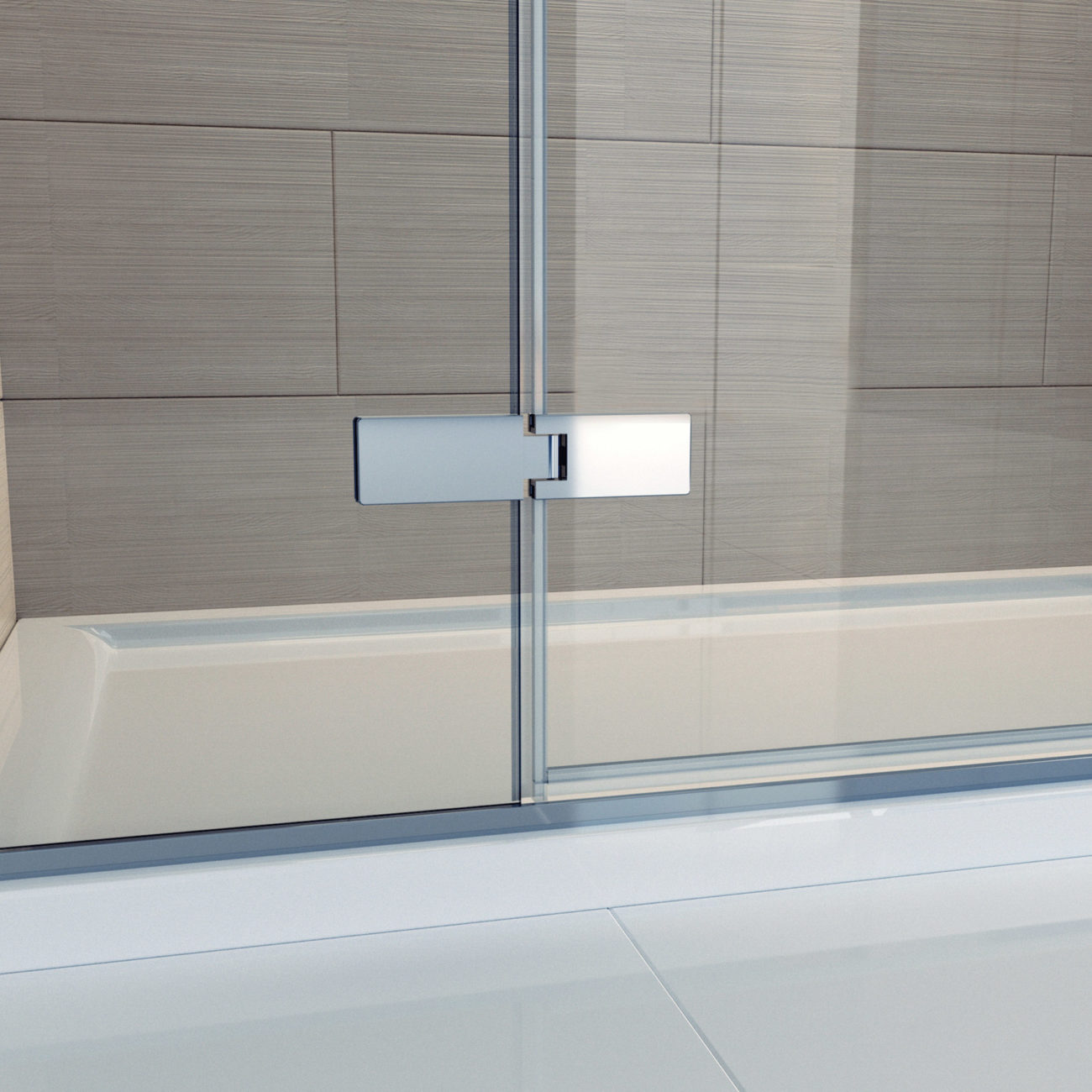 Дверь в нишу GHB1100H L или R Merlyn Arysto Хромированный  - Вид №2