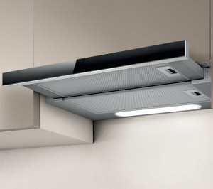 ELICA ELITE 14 LUX GRVT/A/60-PRF0098874B Встраиваемые вытяжки / встраиваемая, 60 см, кнопочное управление, 650 куб. м. , серая+черное стекло Elica