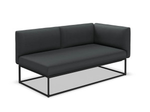 2-местный тканевый модульный садовый диван