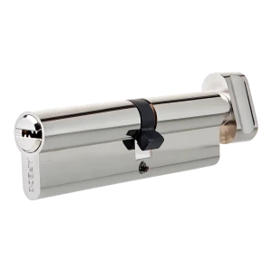 Цилиндр Apecs SM-95(40C/55)-C-NI, 40x55 мм, ключ/вертушка, цвет никель 82379232 STLM-2054524