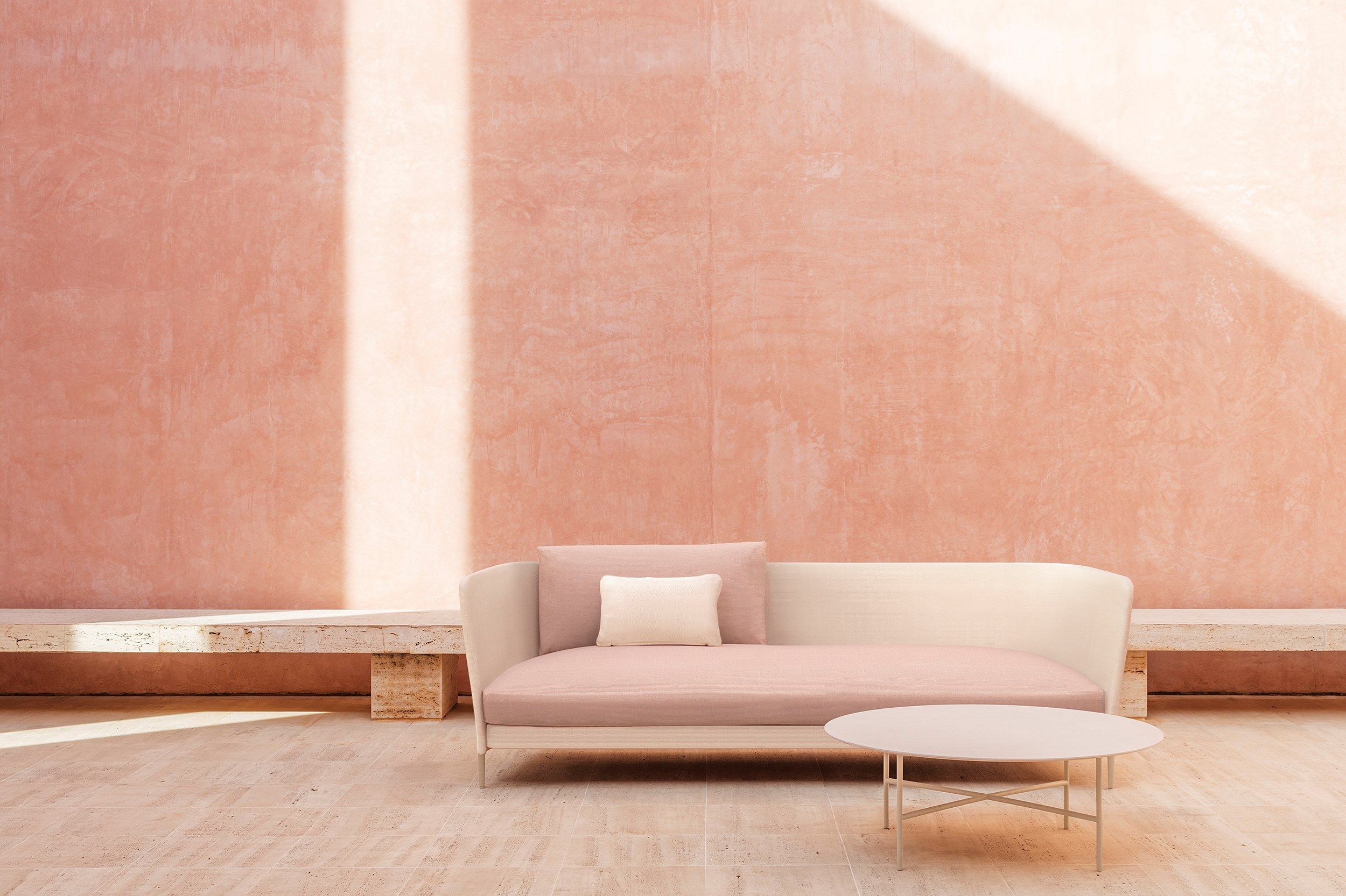 Тканевый мягкий садовый диван EXPORMIM Käbu ARCH-00043610 - Вид №1