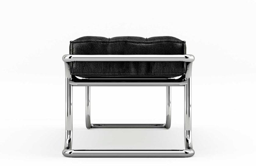 Prieto Studio Кожаная скамейка с алюминиевой конструкцией Lotus Lot004 - Вид №2