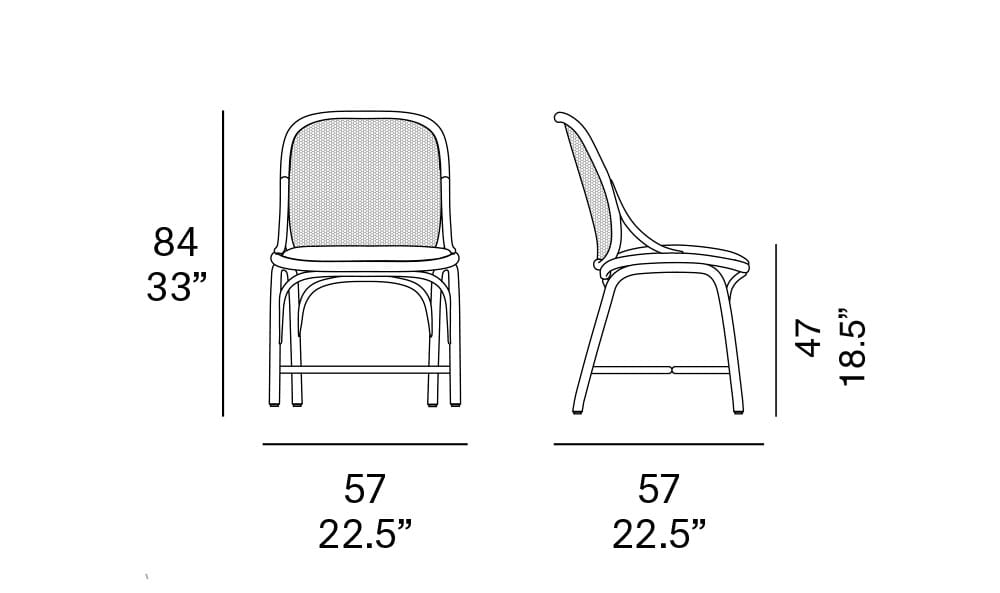 Стул из ротанга EXPORMIM рамки ARCH-00060111 - Вид №3