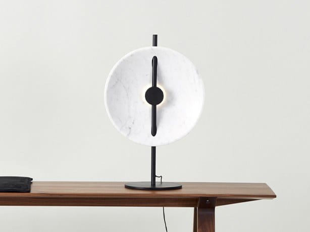 Светодиодная настольная лампа из каррарского мрамора Rakumba Mito ARCH-00033578 - Вид №1