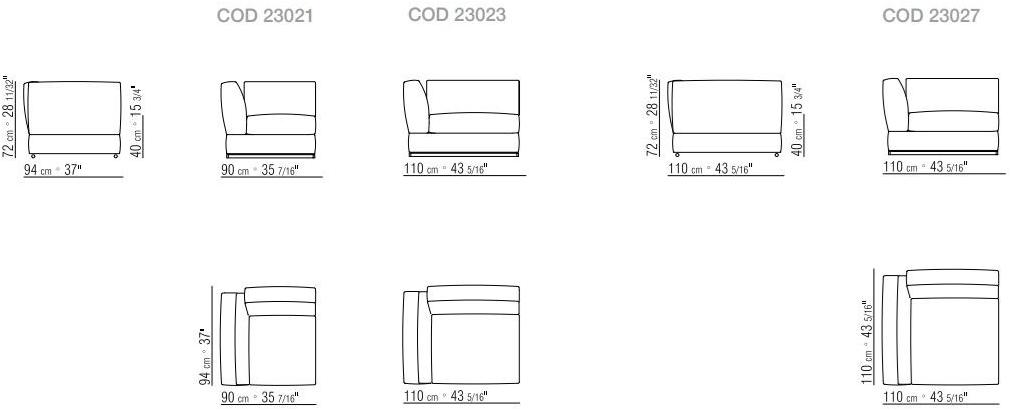 Flexform Модульный тканевый диван sun-id-1382325 - Вид №4
