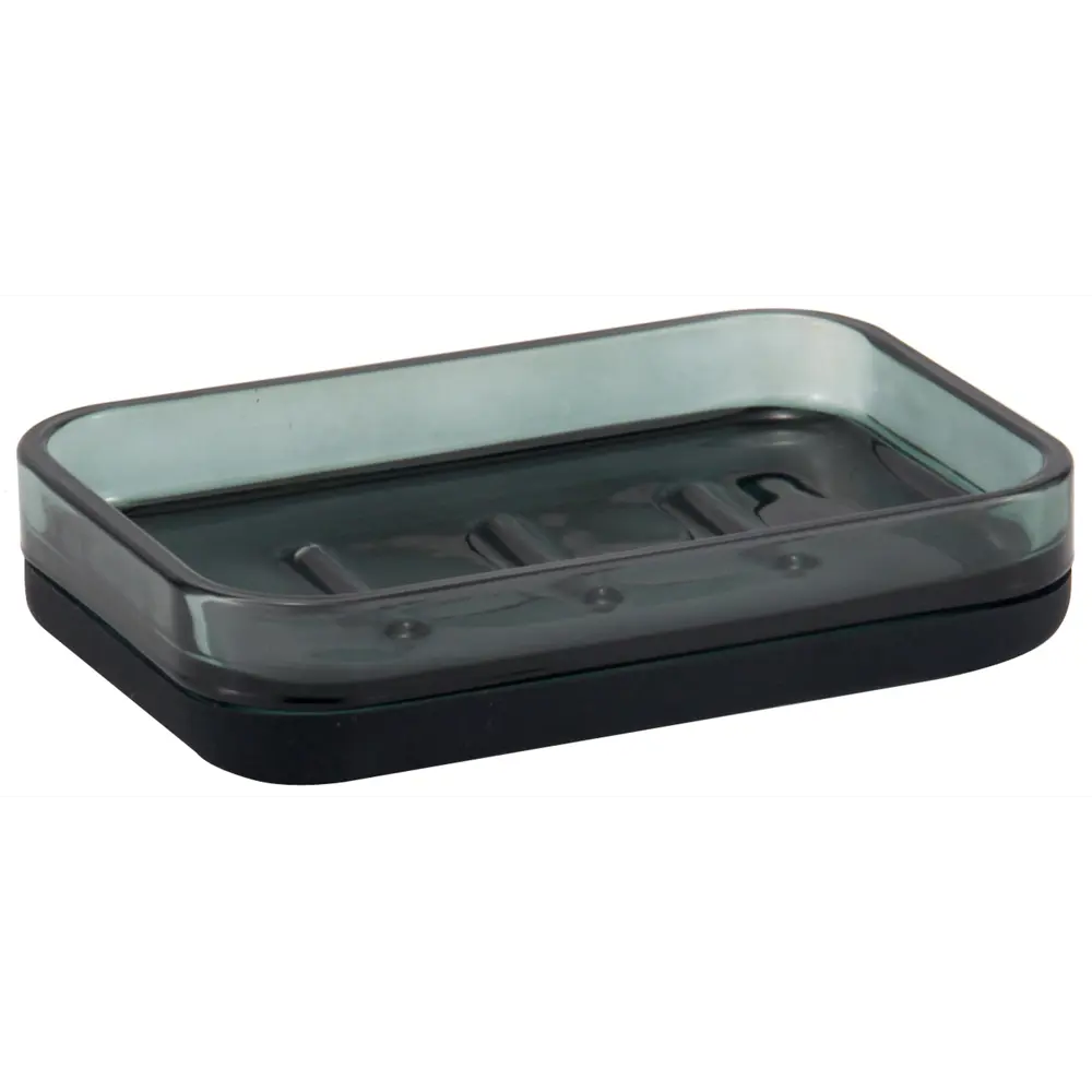 Мыльница Vidage Bonn Silicon стекло цвет зелёный чёрный STLM-2071502