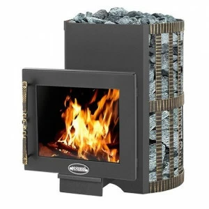 Печь для бани Везувий Скиф Ковка 28 Панорама 2016