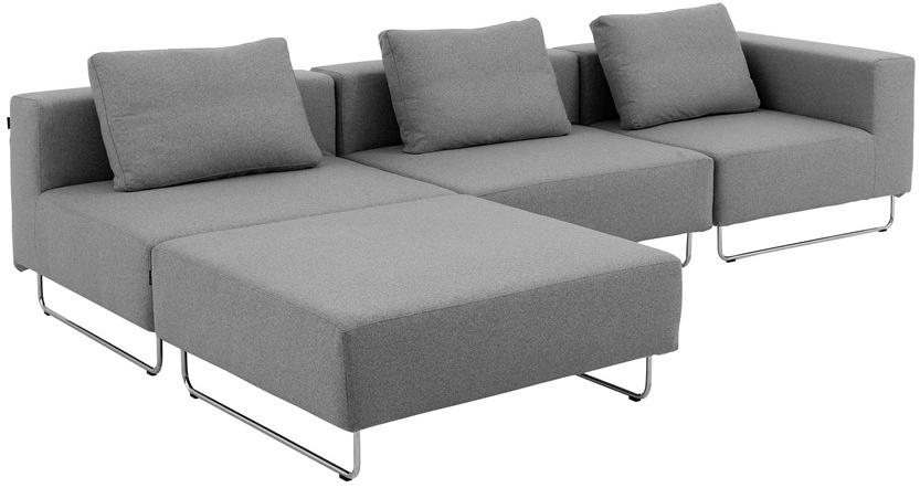 SOFTLINE Подставка для ног из ткани Ohio sun-id-1407659 - Вид №1