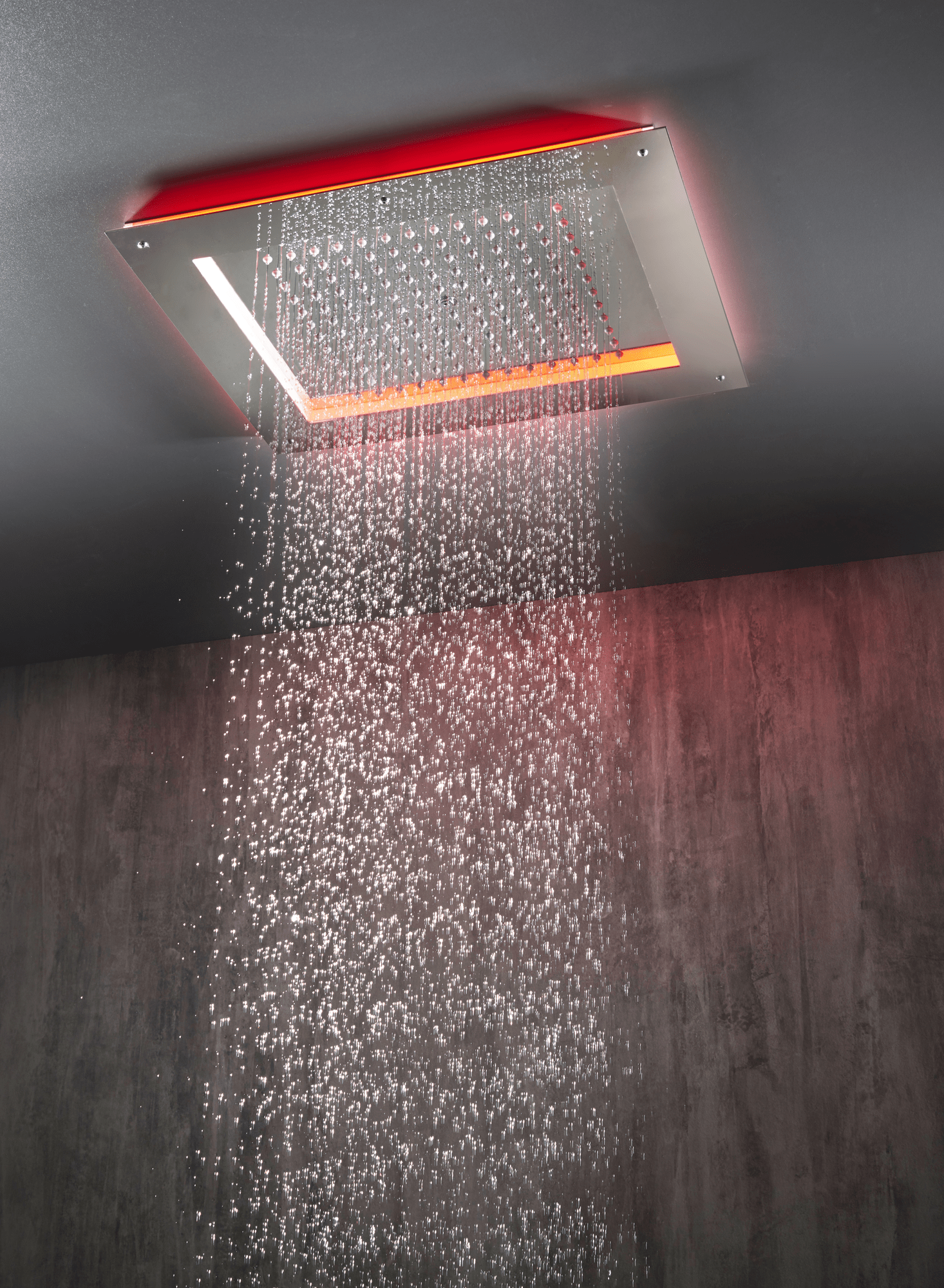 HI0391 Потолочный & настенный душ FRAME/1 - RGB CROMOTHERAPY BOSSINI  - Вид №1