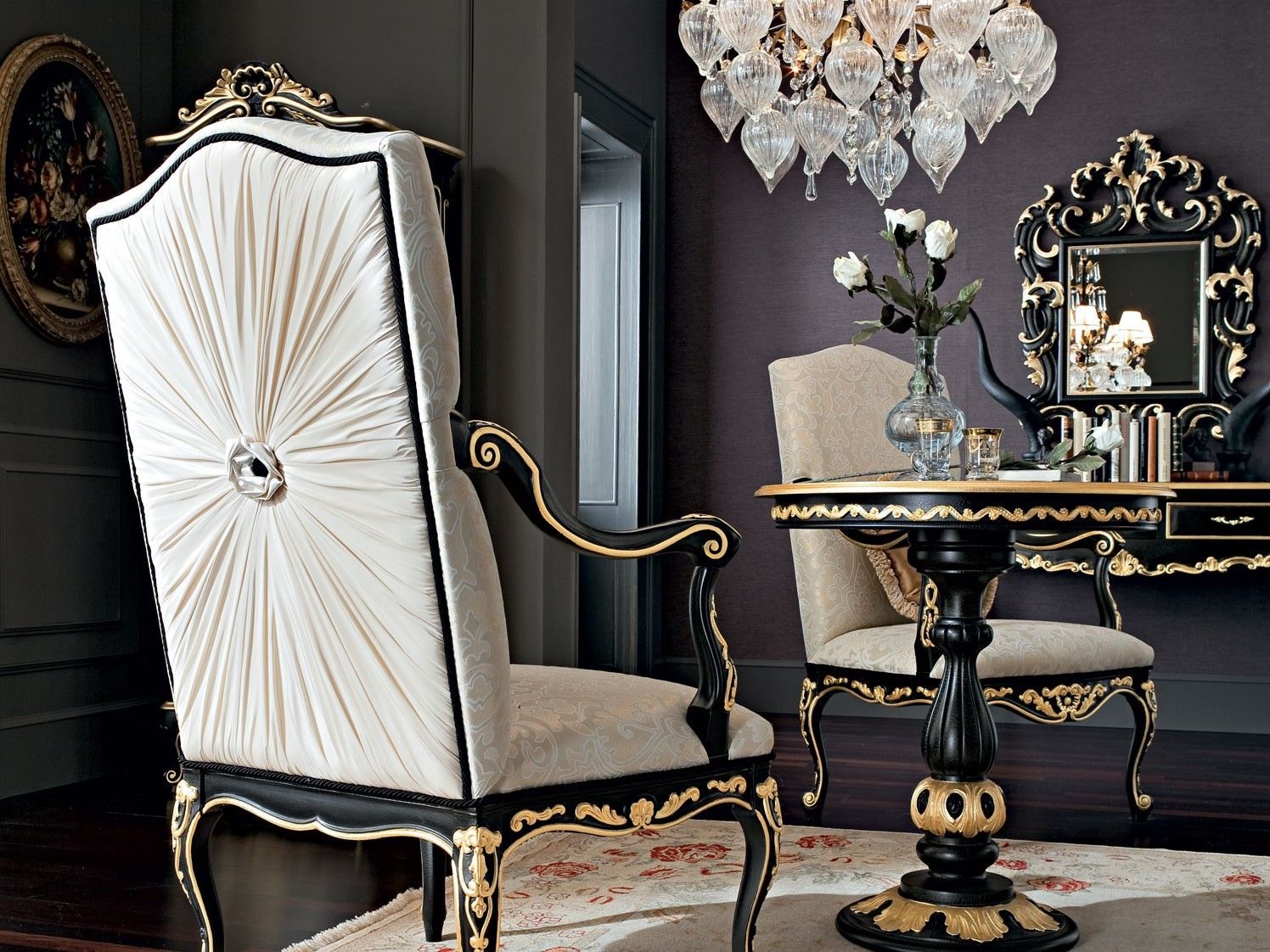 Кресло с подлокотниками Modenese Luxury Interiors Casanova ARCH-00039242