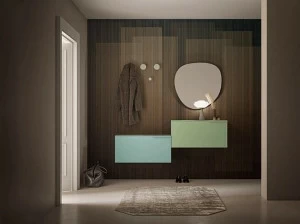 Birex Подвесной лакированный шкаф для обуви Xl