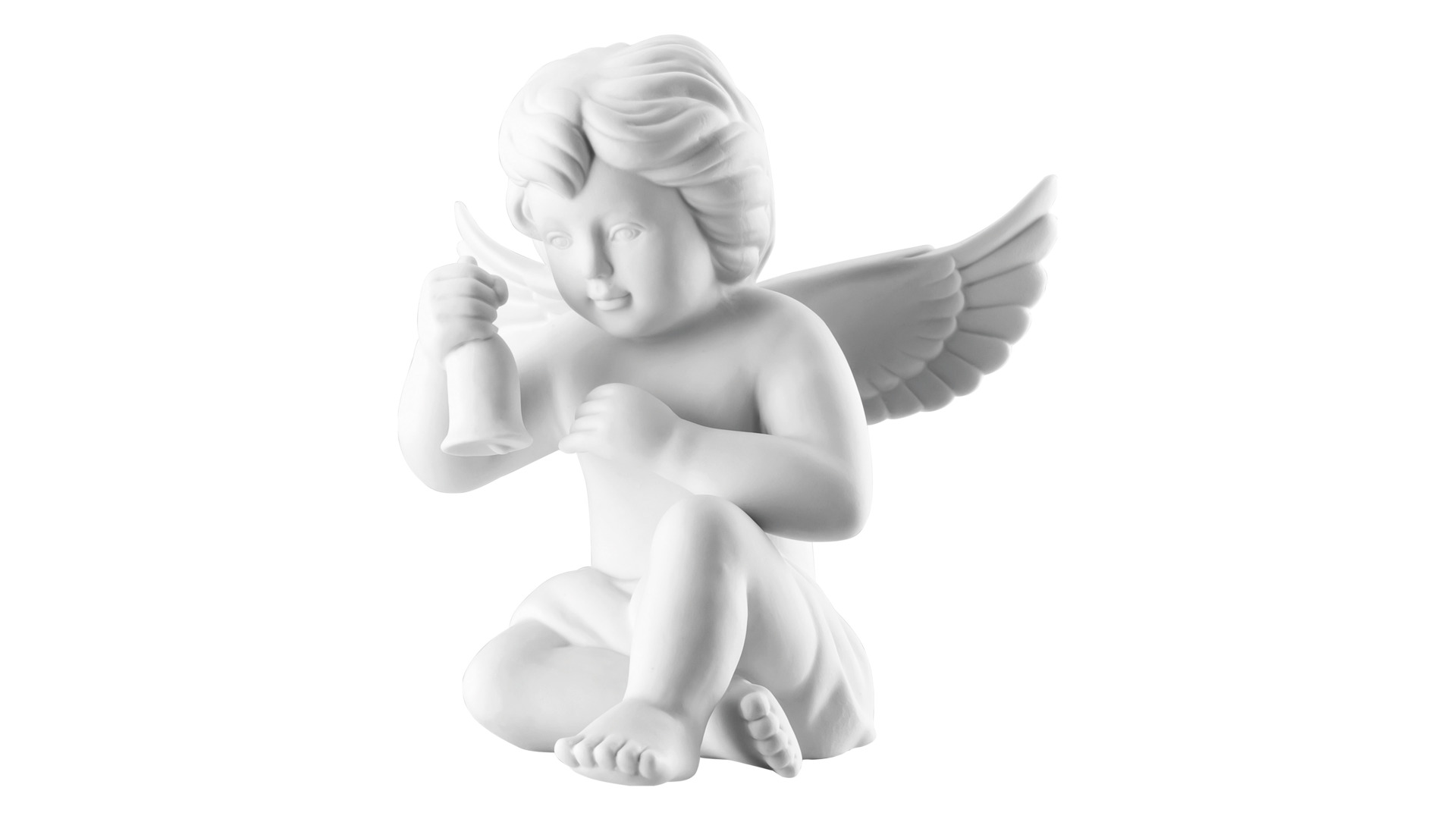 10640534 Rosenthal Фигурка Rosenthal Ангел с колокольчиком 14см, фарфор Фарфор  - Вид №2