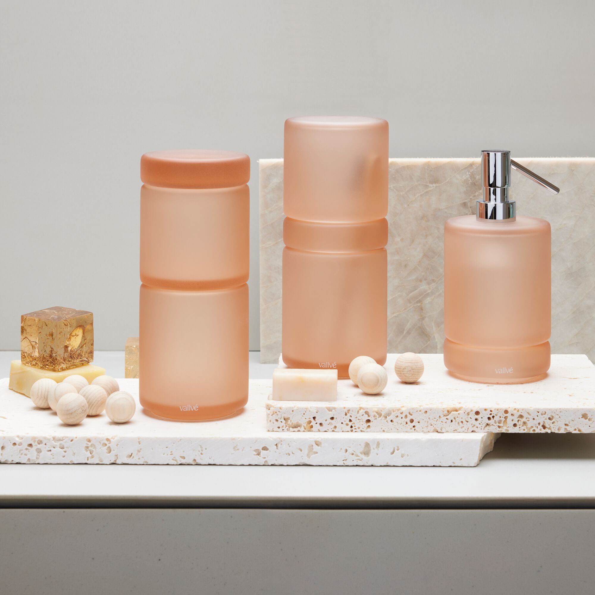 Держатель для хлопка из смолы с крышкой Vallvé LUNA ARCH-00007462 - Вид №4