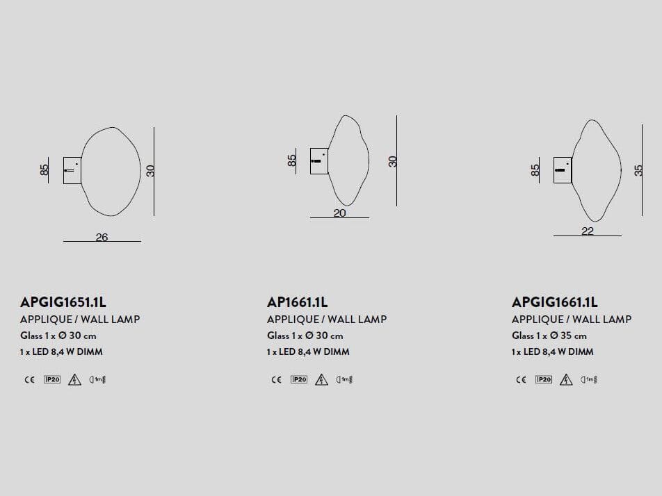 Настенный светильник из дутого стекла Cangini & Tucci Марка ARCH-00122096 - Вид №2