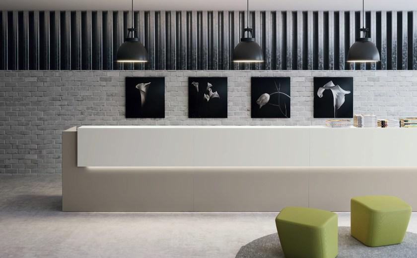 Las Mobili Стойка регистрации офиса с освещением sun-id-1444685 - Вид №2