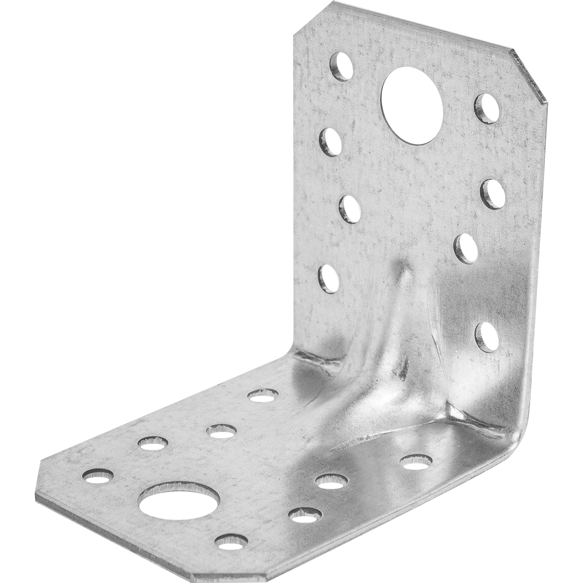 82680157 Уголок крепежный усиленный оцинкованный 70х70х55х1.8 мм, 20 шт Santreyd 