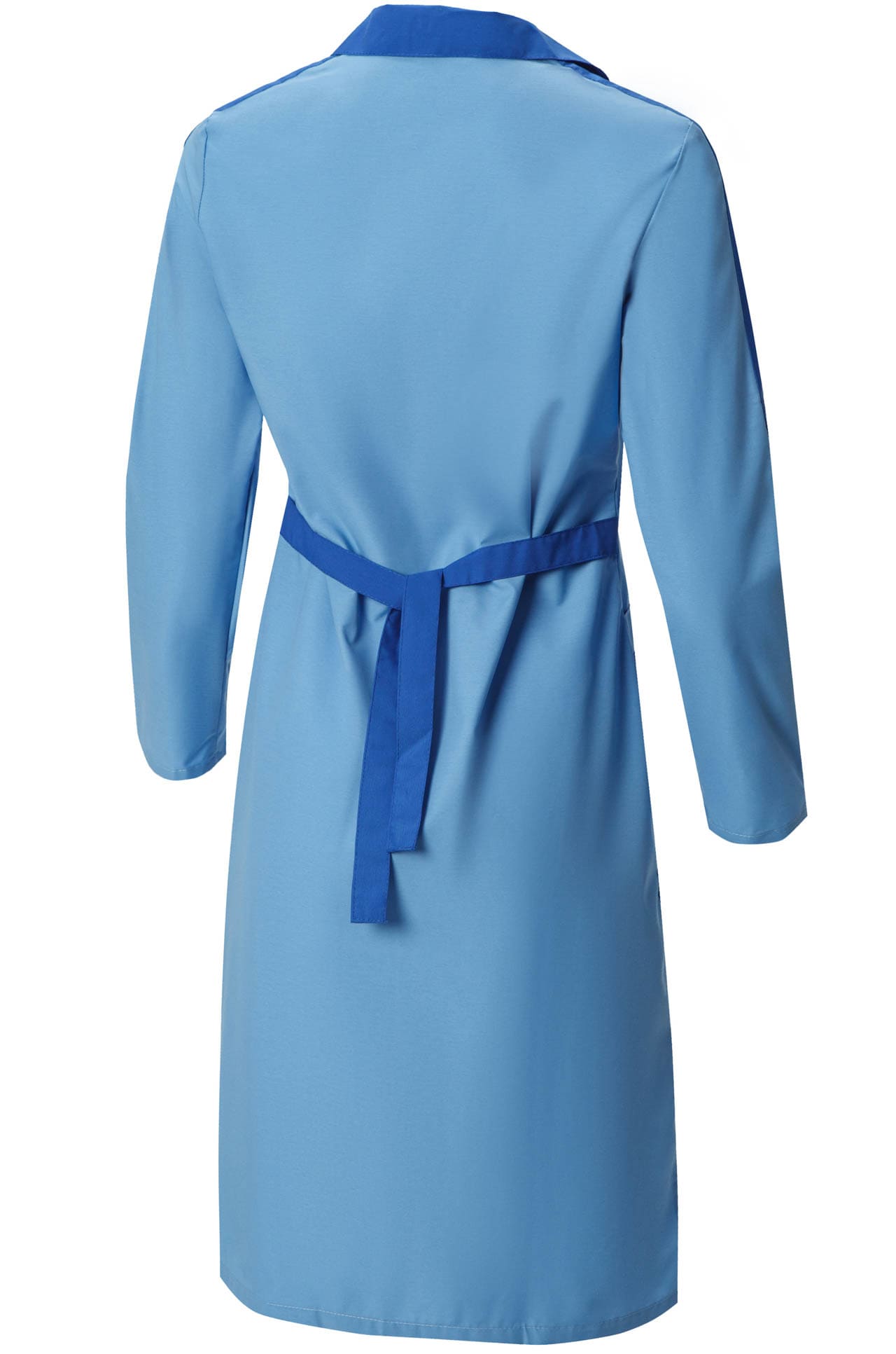 62841 Халат "Радуга NEW" длинный рукав голубой василек  Одежда для обслуживающего персонала  размер 60 Спецодежда  - Вид №1