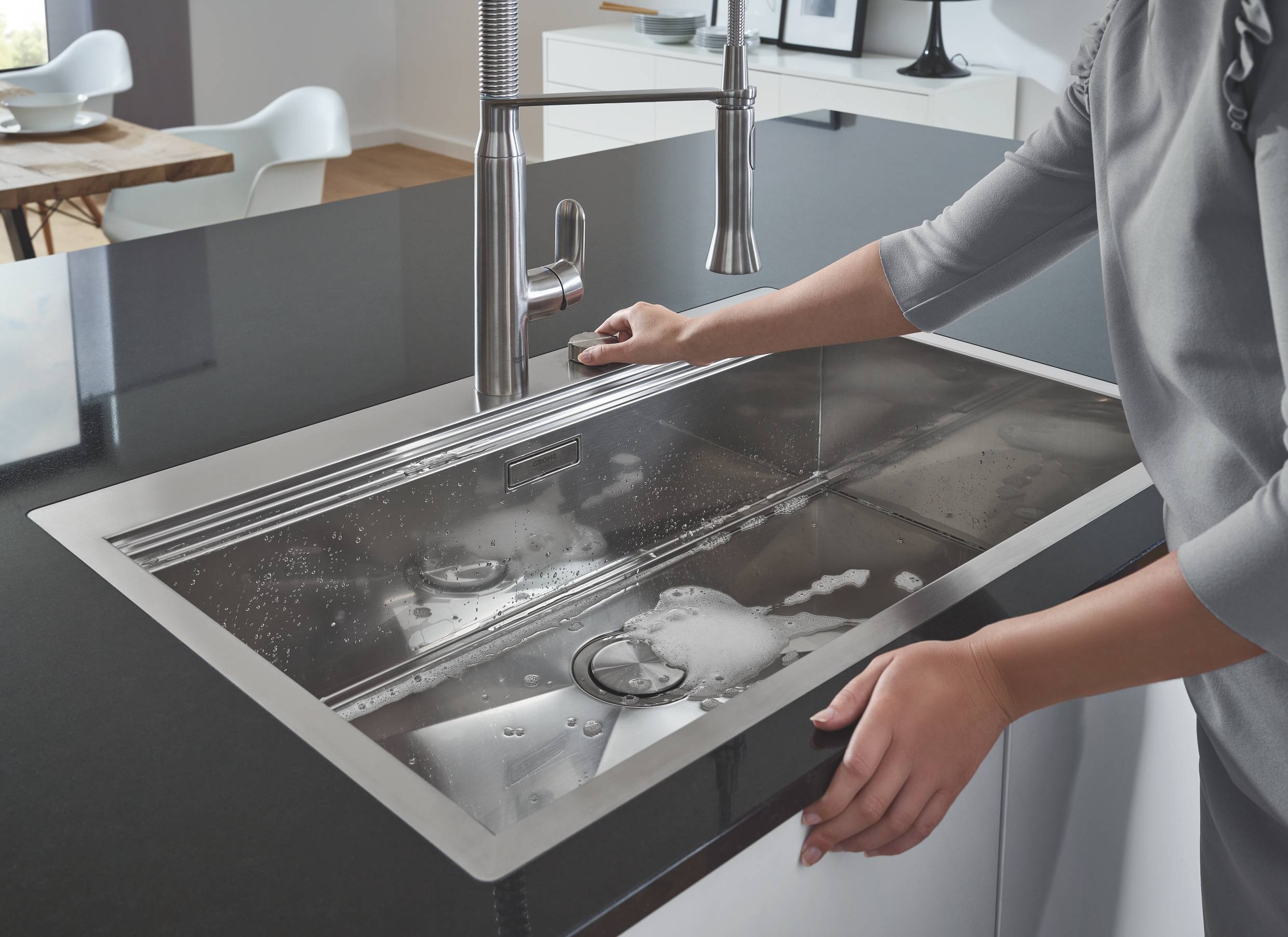 31581SD0 Мойка кухонная овальная Grohe Spare Parts - Вид №7