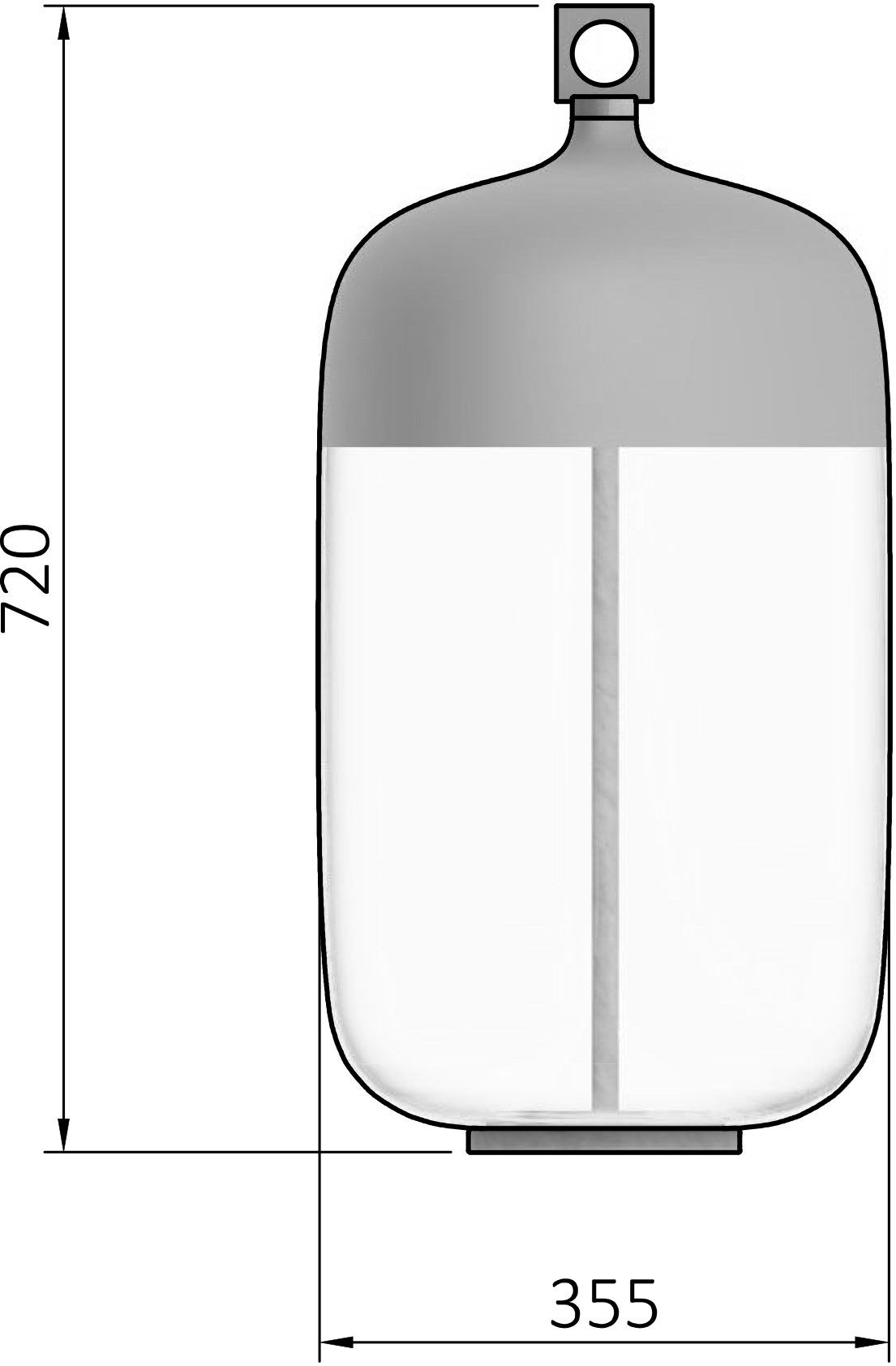 Стеклянная светодиодная настольная лампа Hind Rabii T-Cotta ARCH-00125067 - Вид №14