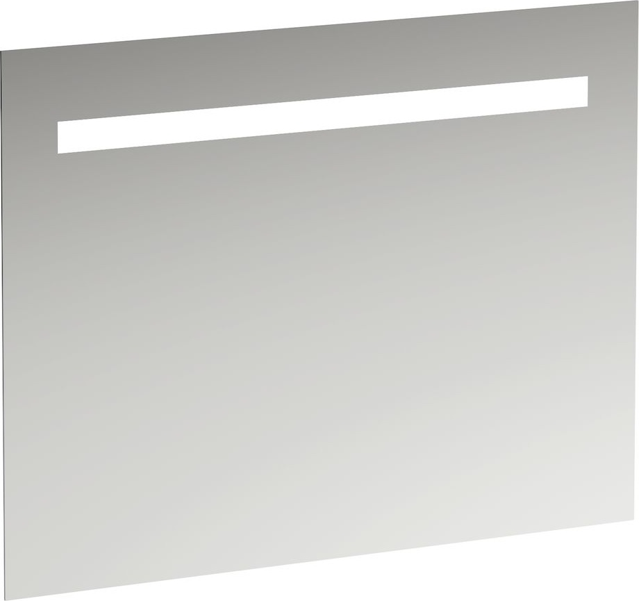 H4476519501441 Зеркало, 900 мм, с встроенной горизонтальной LED подсветкой, включение от общего выключателя, алюминиевый каркас, 4000 K, IP44 LAUFEN PRO