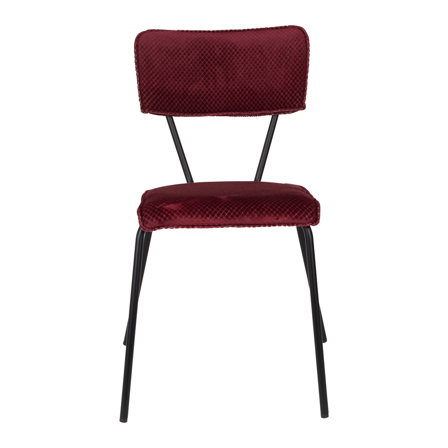 Стул Melonie бордовый Dutchbone 1100349 - Вид №2