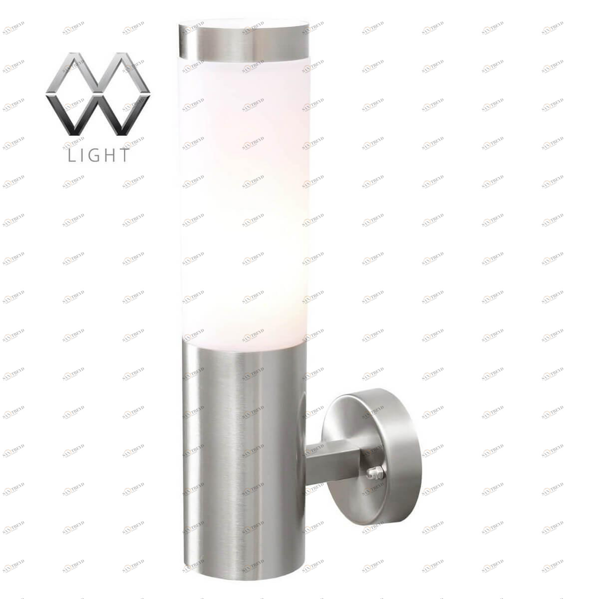 Уличный настенный светильник 14х14х8 см хром "Плутон" 809020401 DE MARKT ПЛУТОН 00-3896265 Хром 