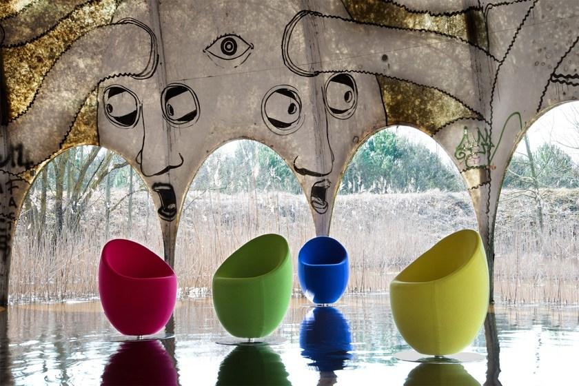 Adrenalina Вращающееся кресло из ткани Ouo sun-id-1369670 - Вид №3