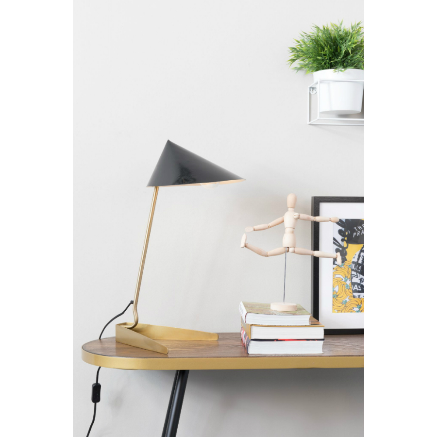 Лампа настольная Lizzy, черная White Label Living 5200059 - Вид №1