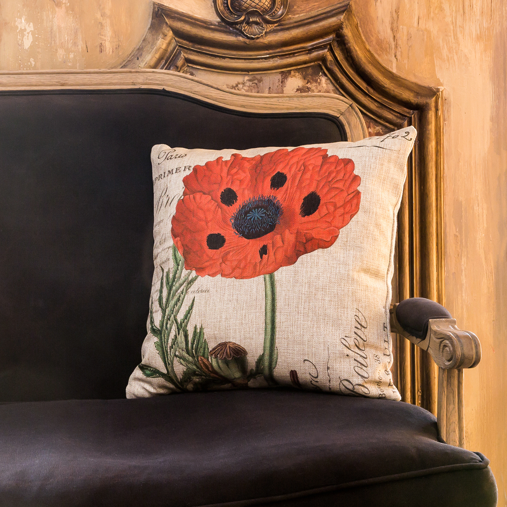 2718951 Интерьерная подушка «Цветочный перфоманс», версия 4 Object Desire  - Вид №1