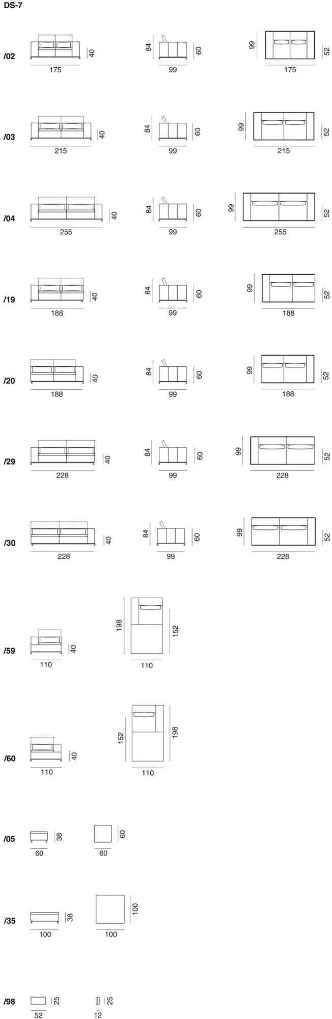de Sede Модульный диван Ds-7 sun-id-1394275 - Вид №4