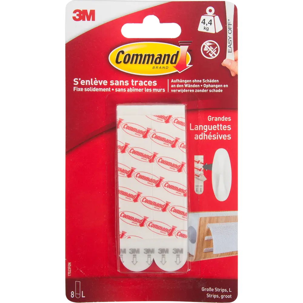 Полоски клейкие Command большие 8 шт STLM-2031499 - Вид №2